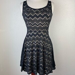 Candies Black Lace Dress Size XS EUC